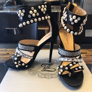 Jeweled heels